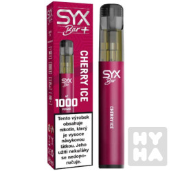 SYX bar 1000 potahů Cherry ice