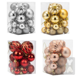 Vánoční koule 20ks mix