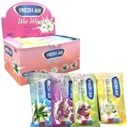 Fresh Air 15ks vlhčené kapesní ubrousky Flower