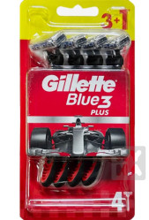 Gillette Blue3 holítka (3+1ks) Red