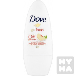 Dove roll 50ml Go fresh peach & lemon