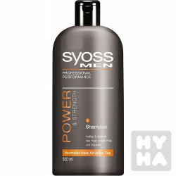 Syoss šampón 500ml Power & Strength