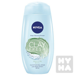 Nivea sprchový gel 250ml Clay fresh Ginger&Basil