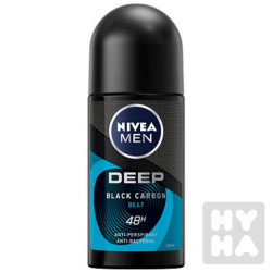 Nivea roll 50ml Men Deep black carbon Beat