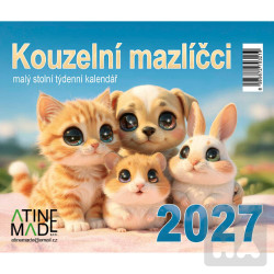 Malý kalendář 2027 Kouzelní mazlíčci 10ks/ Lich bé