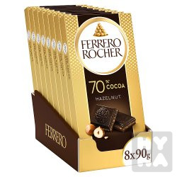 Ferrero Rocher 90g hořká čokoláda 70% kakao s líškooříšky