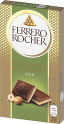 Ferrero Rocher 90g mléčná s Macadamia a lískooříšek
