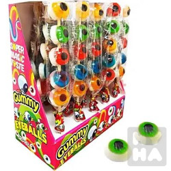 Gummy eyeballs na tyčce 18g/20ks