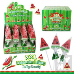 Watermelon Lollipop 15g 30ks Lízátka vodní melon dóza