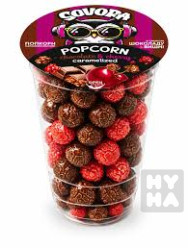 SOVORA popcorn karamel CUP 60g chocolate a cherry
