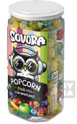 SOVORA popcorn karamel TUBE 160g Fruit mix
