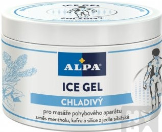 detail ALPA Ice gel 250ml chladivy