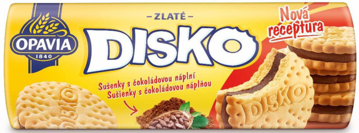 detail Disko 169g s čokoládovou náplní