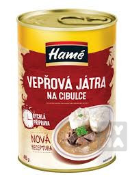 detail Hamé 415g Vepřová játra na cibulce