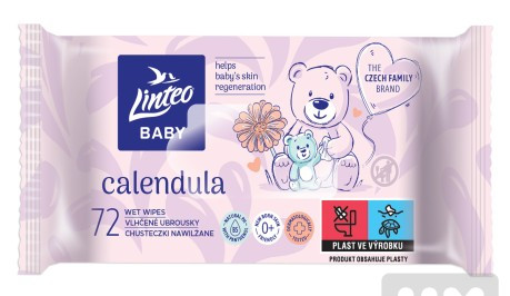 detail Linteo Baby vlhčené ubrousky 72ks Calendula