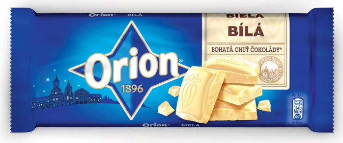 detail Orion 85g Bílá čokoláda
