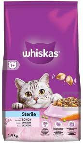 detail Whiskas granule 1,4kg sterile lososem
