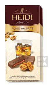 detail Heidi creamy milk 90g Rum a walnuts
