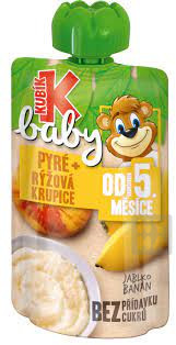 detail Kubik kapsička baby 100g jablko, banán krupice