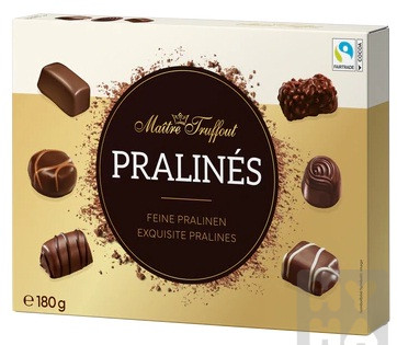 detail Maitre Truffout 180g Pralines