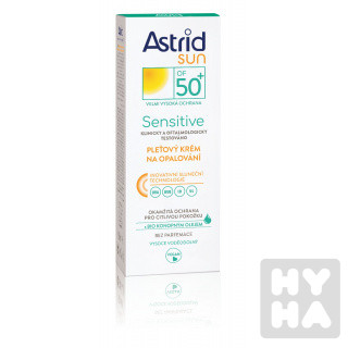 detail Astrid sun 50ml sensitive plet. krém na opalo. 50+