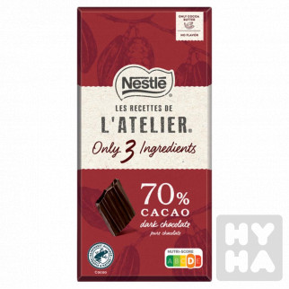 detail Nestle Latelier 70% Cacao