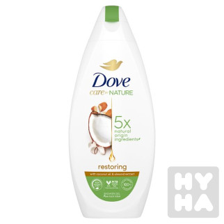 detail Dove sprchové gel 250ml coconut oil a almond