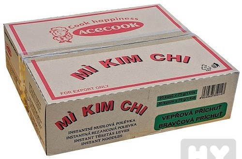 detail Kim Chi instantní nudle 75g Vepřová/30ks