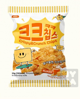 detail MOTI Crispy & Crunch Chips 45g cheese