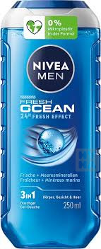 detail Nivea sprchový gel 250ml M Fresh ocean