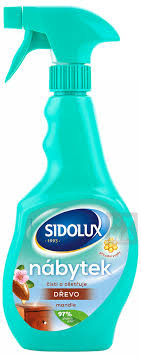 detail Sidolux Nábytek 400ml dřevo mandle