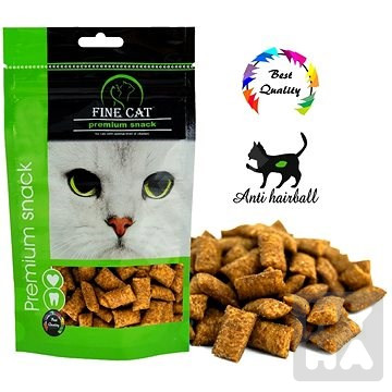 detail Fine cat plněné polštář anti hairball 80g