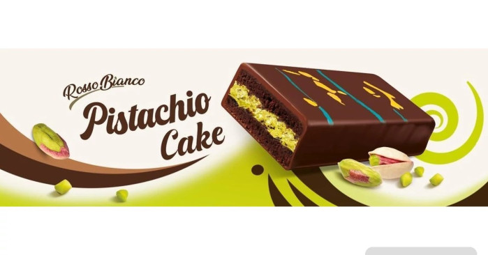 detail Rosso Bianco Doubi Pie 40g Pistacio