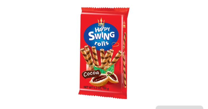 detail Happy swing rolls 150g Cocoa