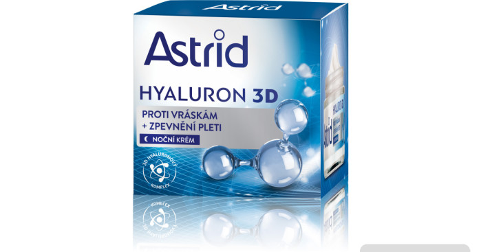 detail Astrid Hyaluron 3D 50ml proti vráskám noční krem