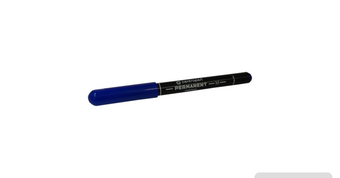 detail Centropen Popisovač nestíratelný 2846 modrý 1mm