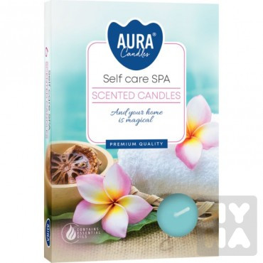 detail Bispol Aura čajové svíčky 6ks Self care spa