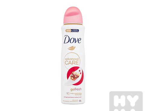 detail Dove deodorant 150ml go fresh pomegranate a lemon