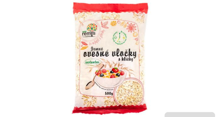 detail New remys jemné ovesné vločky s klíčky instantní 500g