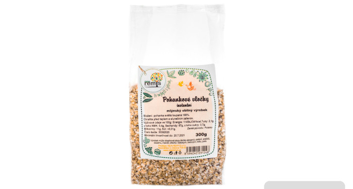 detail New remys pohankové vločky instantní 300g