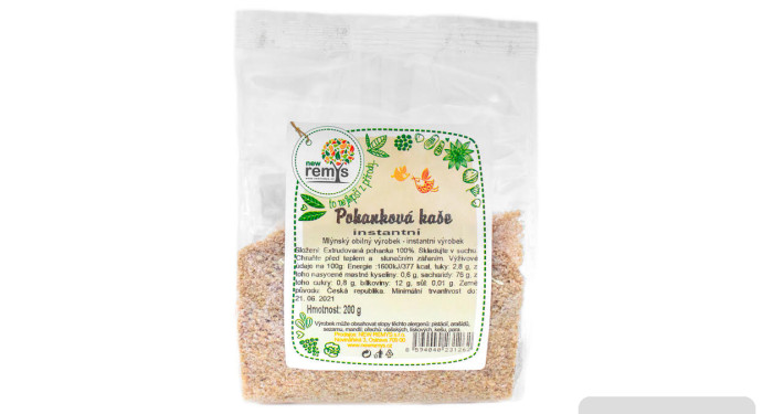 detail Pohanková kaše instantní 200g