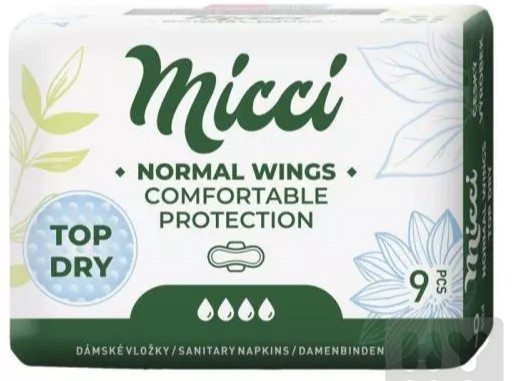 detail MICCI normal wings top dry 9ks