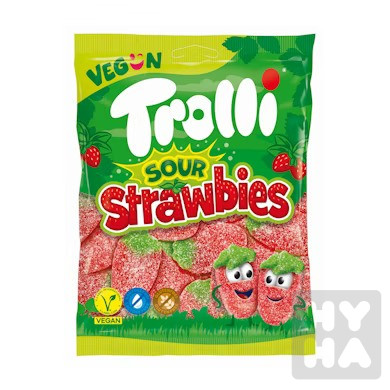 detail Trolli 175g sour strawbies