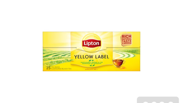 detail Lipton 25bags Yellow label