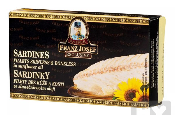 detail Kaiser Sardinky filet bez kůže a kostí 90g v rostlinném oleji