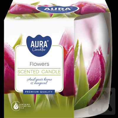 detail Bispol sklo 100g SN71s-07 Flowers