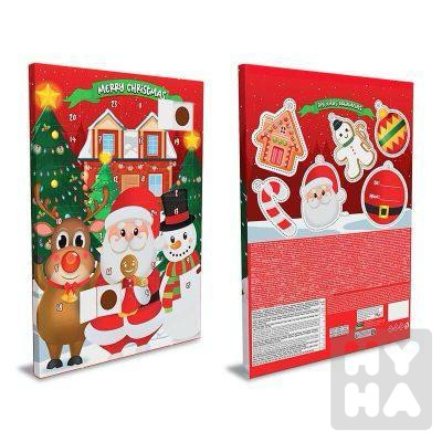 detail Christmas adventní kalendar 50g
