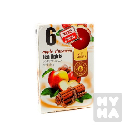 Admit tea light 6ks apple cinnamon