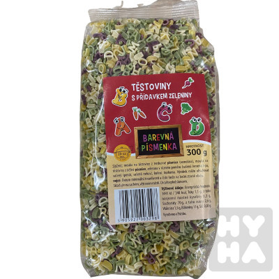 detail Těstoviny ABC s přídavkem zeleniny 300g
