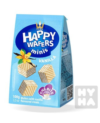 detail Happy wafers minis 100g Vanilla